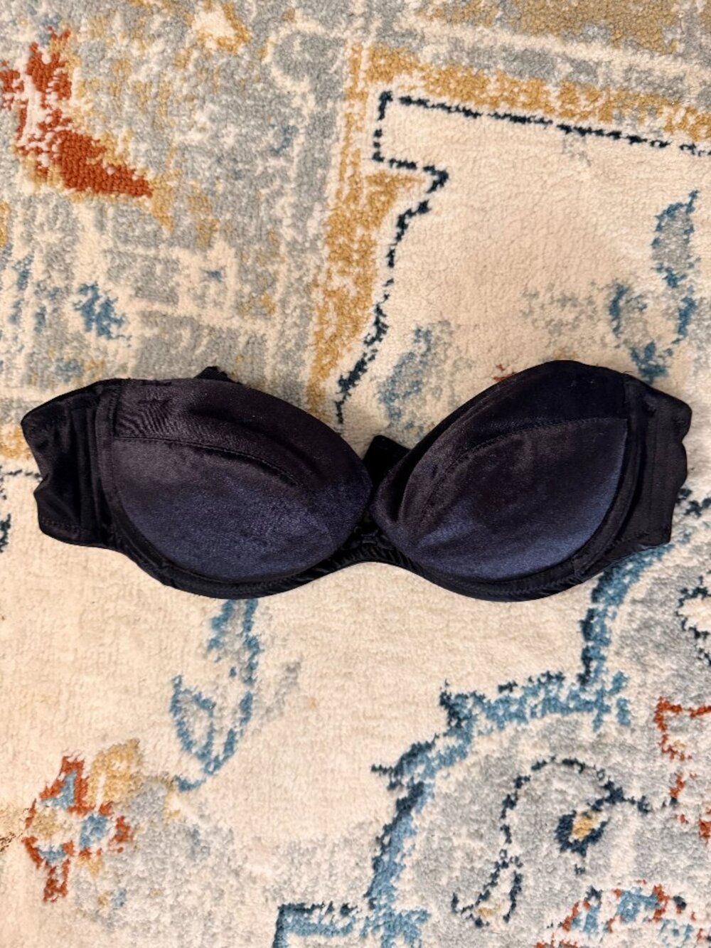 Wonderbra VINTAGE Black Strapless Push-Up Bra | Convertible | Underwire | 36A